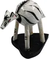 GURU SHOP Wackelkopf Tier, Wackeltier - Zebra 1, 6x4x4 cm