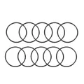 10Stk.Nitrilkautschuk O-Ringe 70 mm AD 64 mm ID 3 mm Breite metrische Dichtung