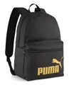 PUMA Phase Backpack Rucksack Rucksack Puma Black - Gold - No. 1 Logo schwarz Neu