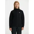 Skijacke SOS "Muju", Damen, Gr. XL, schwarz, 75% Polyester, 22% Viskose, 3% Elasthan, unifarben, casual, normal, hoch geschlossener Ausschnitt, Langarm, Jacken, mit durchgehendem Reißverschluss