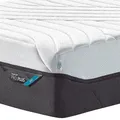 Tempur Matratze Pro Plus® Coolquilt, Anthrazit, Weiß, Textil, Füllung: Viskoelastischer Kern, rechteckig, 100x200 cm, Über- und Sondergrößen erhältlich, Bezug abnehmbar/waschbar, für verstellbare Lattenroste geeignet, alternative Größen rundum abnehmbar, Schlafzimmer, Matratzen Shop, Matratzen, Viscoschaummatratze