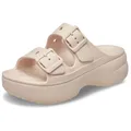 Crocs Damen Saturday Plateau-Sandale W, Quarz, Größe 42
