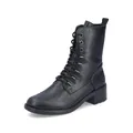 Rieker Damen Klassische Stiefeletten 75430, Frauen Stiefeletten, lose Einlage,uebergangsstiefel,Boots,Stiefel,Bootee,schwarz (00),38 EU / 5 UK
