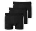3 Schiesser Shorts - Herren - Gr. L/6 - schwarz