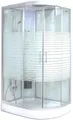 Deluxe Dampfdusche WHAWP-120-DD-R 120x80 (rechts) mit Dampf