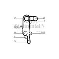 CONTITECH CT 957 Water Pump & Timing Belt Kit CT957WP1