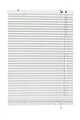 Gardinia Alu-Jalousie, Sicht-, Licht- und Blendschutz, Wand- und Deckenmontage, Alle Montage-Teile inklusive, Aluminium-Jalousie, Weiß, 140 x 175 cm (BxH)