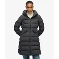 Superdry für Damen. W5011982A City Mid Jacke dunkelgrau (XL), Lässig, Polyester