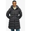 Superdry Steppjacke CITY MID PADDED JACKET Kunstfaser, relaxed fit grau XL