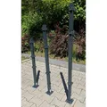 PEDDY SHIELD Eckpfosten, Stahl, anthrazit, SxH: 4 x 110 cm - grau