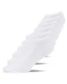 Snocks Sneaker Socken Herren und Damen 6 Paar aus Bio-Baumwolle - Weiche und Atmungsaktive Kurze Socken, Perfekte Passform, Ideal für Sport und Alltag - Knöchelsocken Gr.47-50 Farbe Weiß