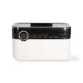 NEDIS Ultraschall-Schmuck-Reiniger | Netzstromversorgung | 220-240 V AC 50/60 Hz | Euro/Typ-C (CEE 7/16) | Weiss | Kunststoff