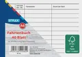 3 x Fahrtenbuch 40 Blatt Fahrtenbücher DIN A6 Fahrstrecke Kilometer Steuern