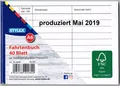 3 Stück Fahrtenbücher A6 40 Blatt Wegsteckennachweis AE/BG 5/2019 produziert