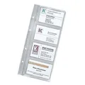 DURABLE Visitenkartenhüllen transparent 238719