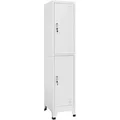 vidaXL Schließfachschrank mit 2 Fächern 38x45x180 cm