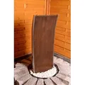 Köhko Gartenbrunnen "Mexiko" mit LED Höhe 119 CM Springbrunnen aus Cortenstahl