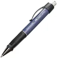 Kugelschreiber Faber-Castell GRIP PLUS BALL blau metallic M Mine 1 Stk
