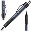 FABER-CASTELL Grip Plus Automatischer Kugelschreiber mit blauer Mine, Marineblau