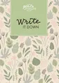 Write It Down - Nachhaltiges Notizbuch in A5 mit Hardcover und Pflanzen-Mot