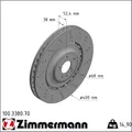 Zimmermann 100.3380.70 Bremsscheibe für AUDI A6 C7 A7 A8 D4 4GA 4GF 4G2 4GC 4G5