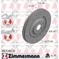 2x ZIMMERMANN FORMULA Z BREMSSCHEIBEN 400mm GELOCHT VA geeignet für AUDI A6 A7