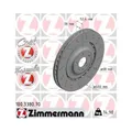 2x Bremsscheibe ZIMMERMANN 100.3380.70 passend für VAG