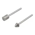 Wolfcraft Diamantschleifstift-Set zylinder- und spitzkegelförmig 2-tlg.