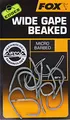 Fox Edges Armapoint Wide Gape Beaked Hooks - 10 Karpfenhaken, Angelhaken zum Karpfenangeln, Haken für Karpfen, Boiliehaken, Größe:5
