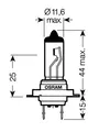 Glühbirne H7 - 12V 55W Px26d