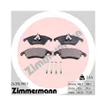 Zimmermann 24310.190.1 Bremsbelagsatz Scheibenbremse Vorderachse Mercedes Benz