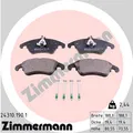 ZIMMERMANN 24310.190.1 Bremsbelagsatz, Scheibenbremse für MERCEDES-BENZ,MERCEDES