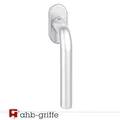 FSB Fenstergriff 1075 Alu natur Rasterung oval 24-38 mm Fensterolive