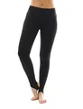YESET Leggings Thermo Fleece hoher Bund mit Steg Leggings Baumwolle Leggins schwarz X