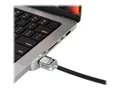 Compulocks Ledge Lock Adapter for MacBook Pro 16" M1, M2 & M3 with Keyed Cable Lock - Sicherheitsschlossadapter - mit Schließzylinder - für Apple MacBook Pro 16 (M1, M2)