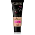 Eveline Cosmetics Selfie Time Make-up und Korrektor 2 in 1 Farbton 03 Vanilla 30 ml