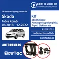 Für SKODA Fabia Kombi III Typ NJ5 08.2018-12.2022 AHK abn +7pol spez E-Satz PKW