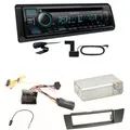 Kenwood KDC-BT560DAB Bluetooth Digitalradio Einbauset für BMW E90 E91 E92 E93