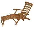 Deckchair Liegestuhl Liege Gartenmöbel Gartenliege Steamer MAINE Eukalyptus Holz