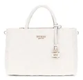 GUESS Tamsin Society Satchel Cream White