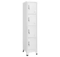 vidaXL Kommode Schließfachschrank mit 4 Fächern 38x45x180 cm (1 St)