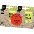 Hama Fotoecken 7108, Doppelpack, selbstklebend, transparent, 1000 Stück