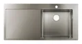 Hansgrohe S71 Einbauspüle S715-F450 mit Abtropffläche links - Edelstahl - 43306800