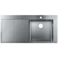 Hansgrohe - Abwäschen - Einbauspülbecken S715-f450, Edelstahl 43306800