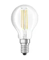 Osram Filament LED Lampe mit E14 Sockel, Tropfenform, Warmweiss (2700K), 4 W, Ersatz für 40-W-Glühbirne, klar, LED Retrofit CLASSIC P