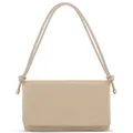 Expatrié Umhängetasche Damen Beige - Juliette - Stylische Clutch für Hochzeit, Party & Freizeit - 2 in 1 Kleine Handtasche - Crossbody Bag für Frauen - Längenverstellbarer Schultergurt