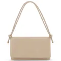 Expatrié Umhängetasche Juliette 2in1 Clutch und Umhängetasche Damen, 2-in-1 Umhängetasche und Clutch, Abnehmbarer Gurt, Beige