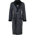 Vossen Bademantel, Schwarz, Textil, Gr. S, male, Badtextilien, Bademäntel