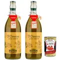 Italian Gourmet Bundle 2x 1L Natives Olivenöl Extra Casolare + Italian Gourmet Polpa, kalt extrahiert, Olivenöl aus der Europäischen Union, grezzo naturale, Vorratspack für Küche, Salate