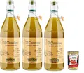 Farchioni Olio Extra Vergine, 3x1L, kaltgepresstes Olivenöl+Polpa